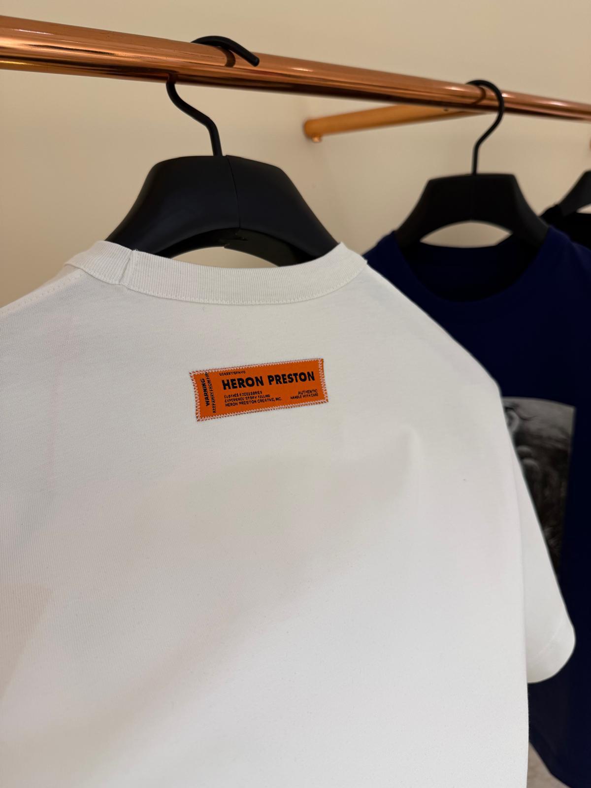 Heron Preston T-Shirt Met Logoprint White