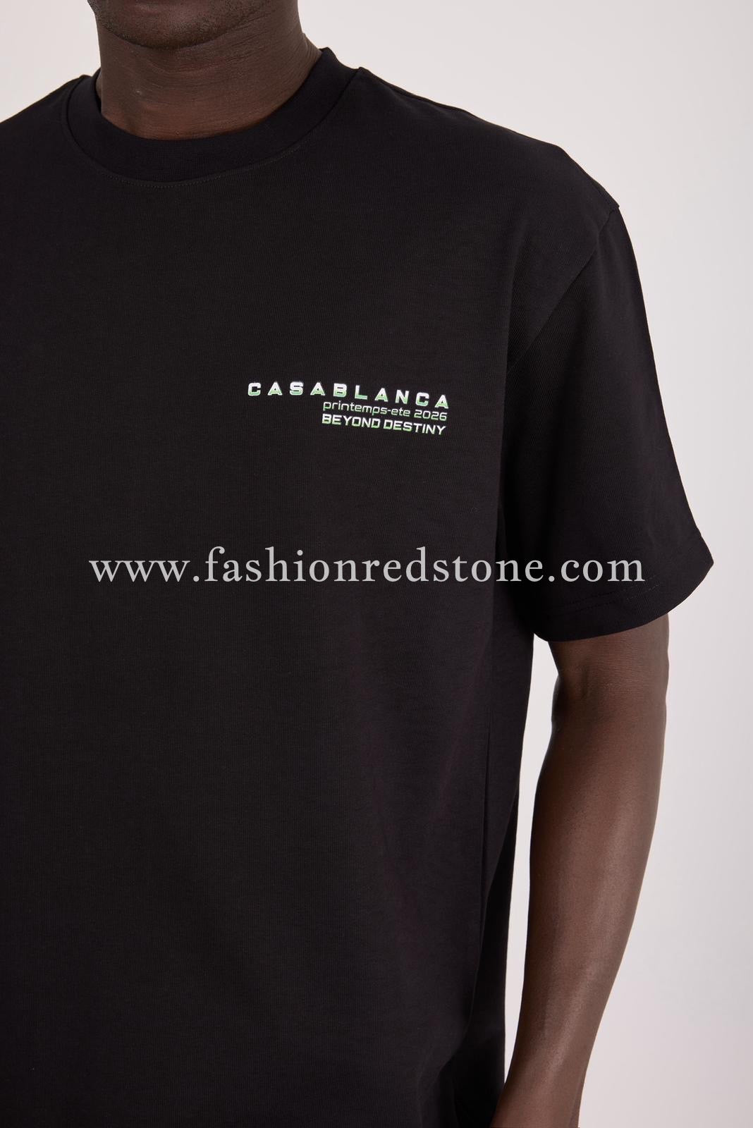 Casablanca T-Shirt met Logoprint