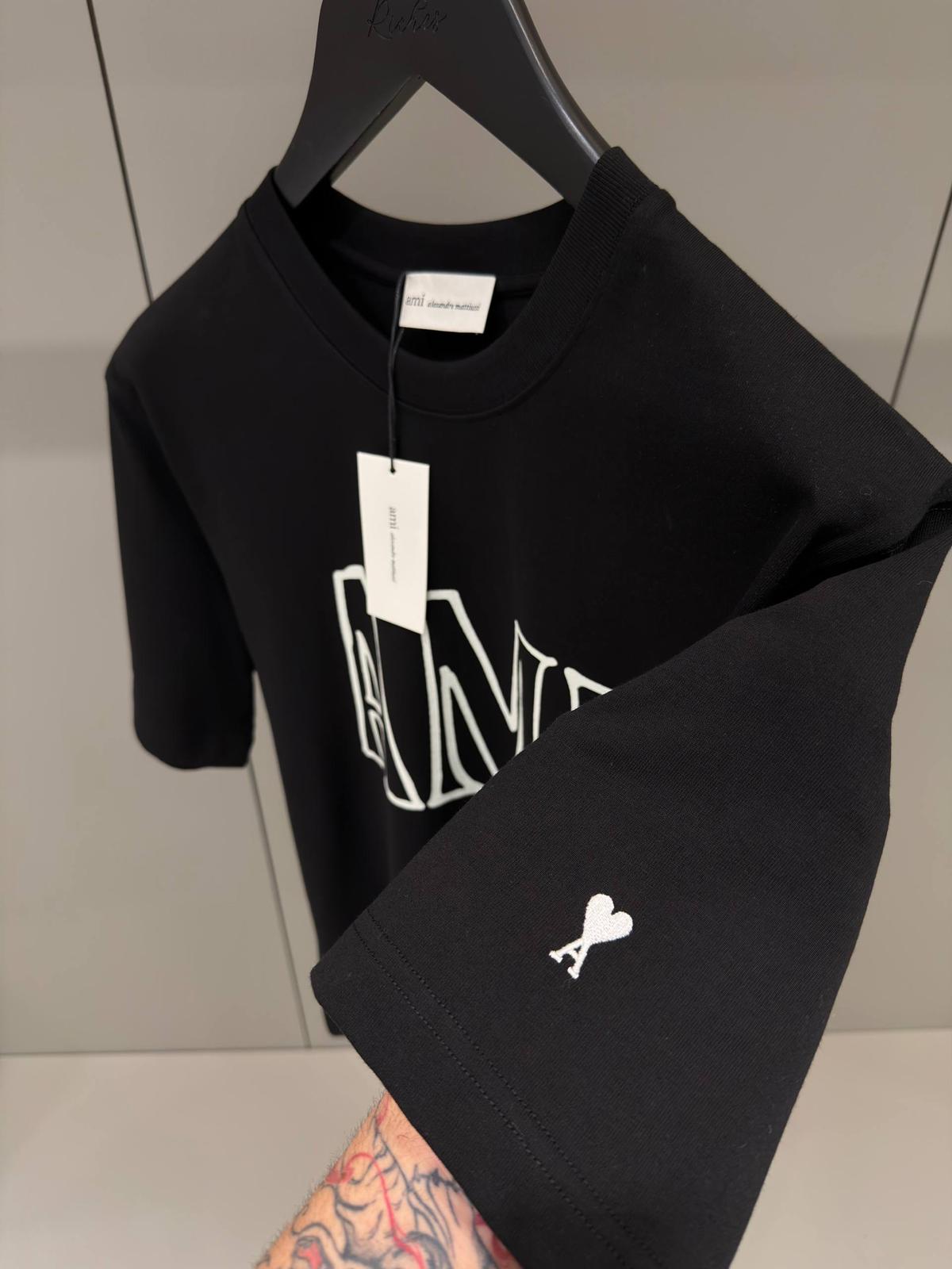 AMI PARIS PRINT T-SHIRT