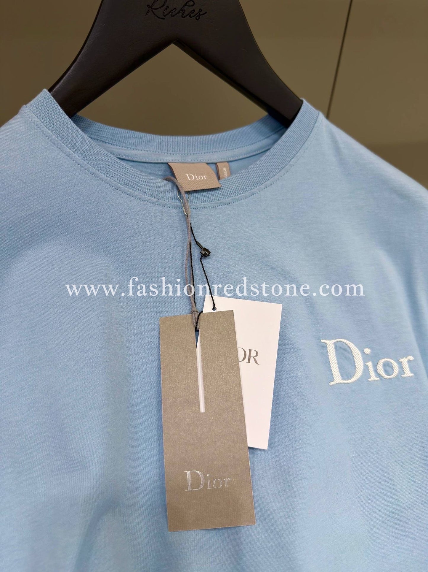 CD T-shirt met Dior-borduursel, relaxed-fit