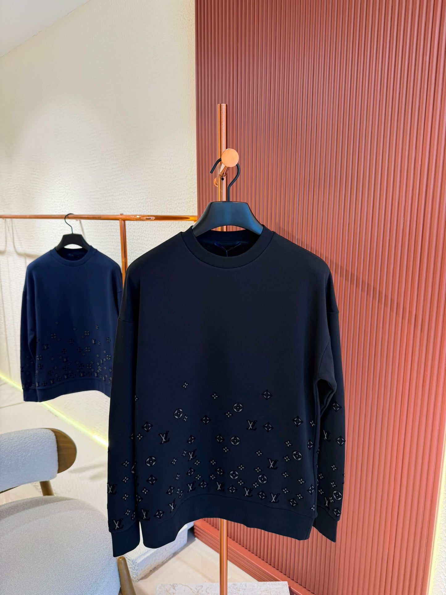 LV Monogram Sweater Black