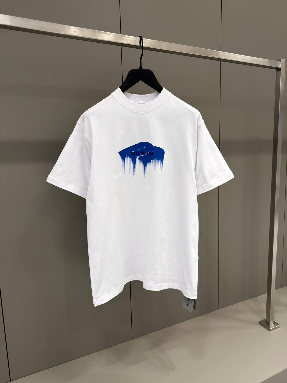 Balenciaga Men Wet Brush T-Shirt