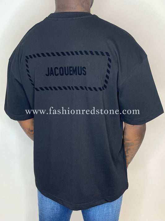 Jacquemus T-Shirt met Suède Backprint