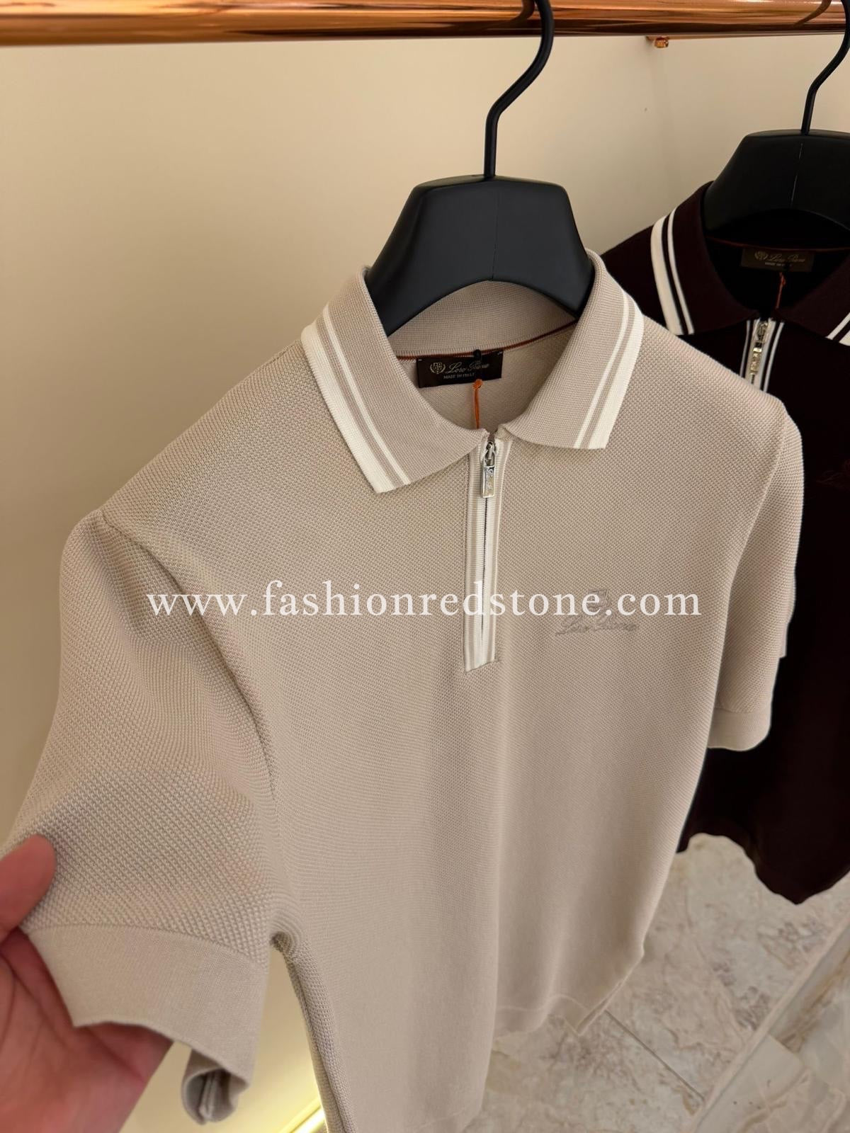 Loro Piana Knitted Poloshirt