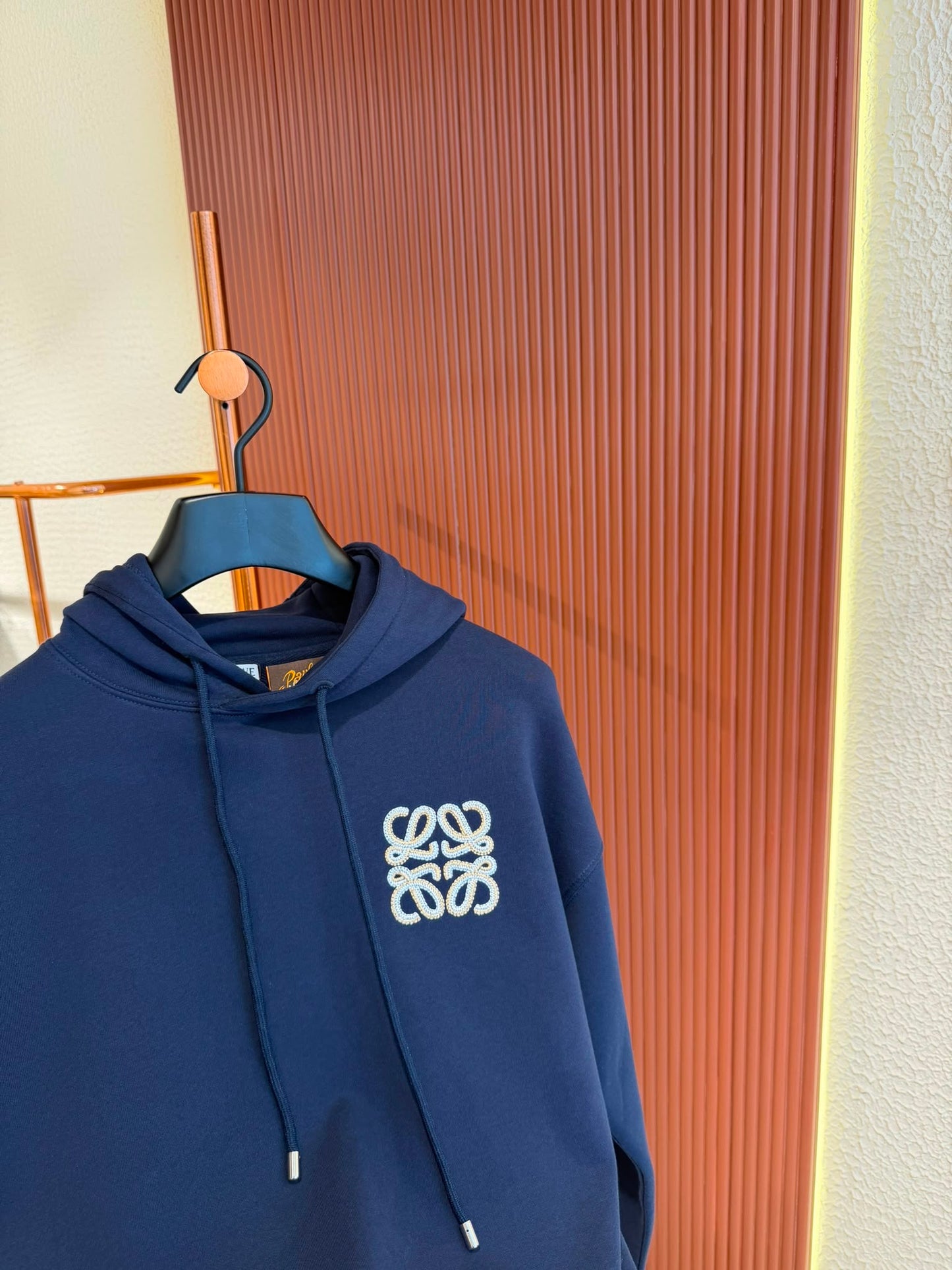 LOEWE hoodie in Cotton Navy