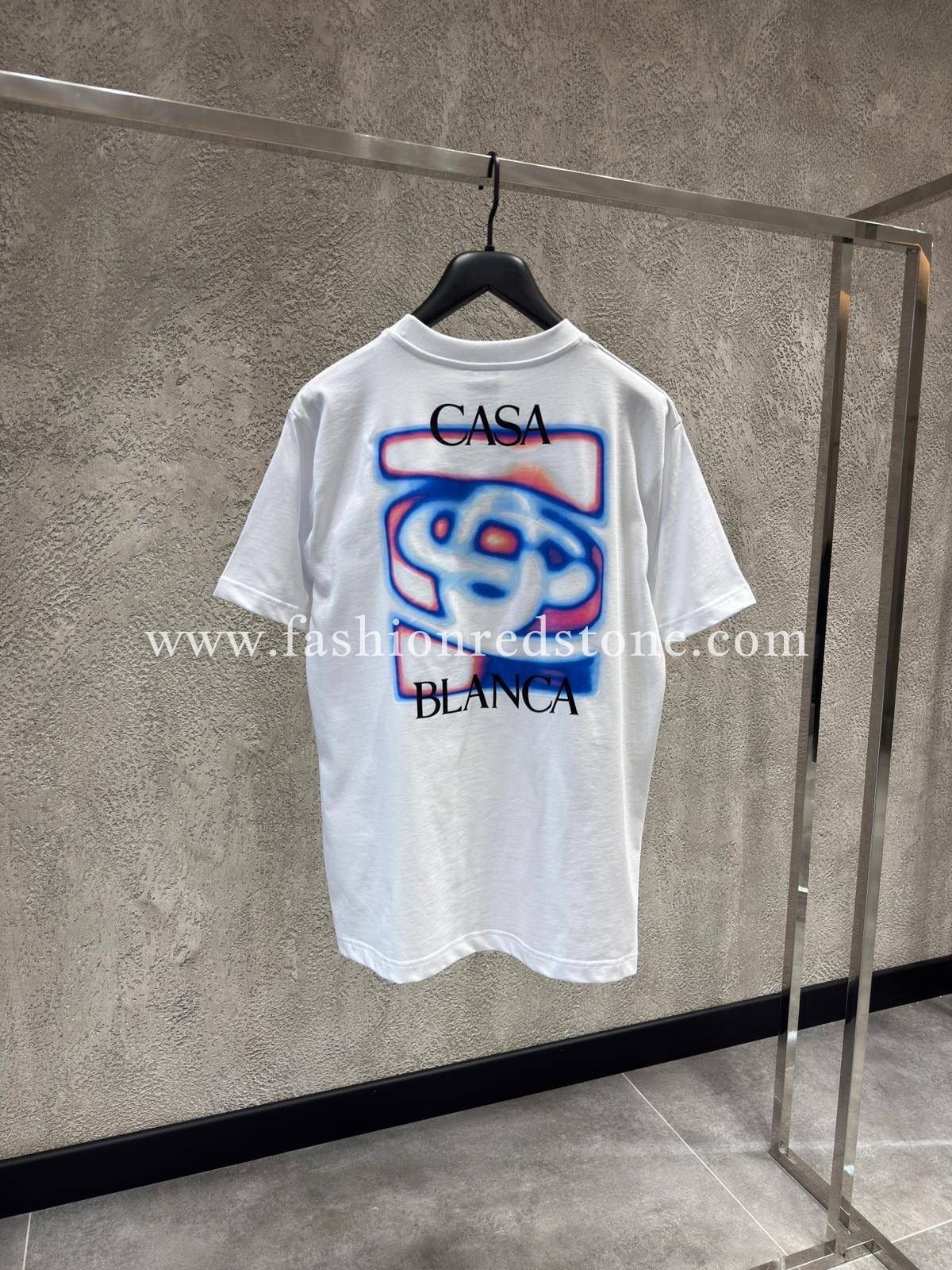 Casablanca White Cotton T-Shirt