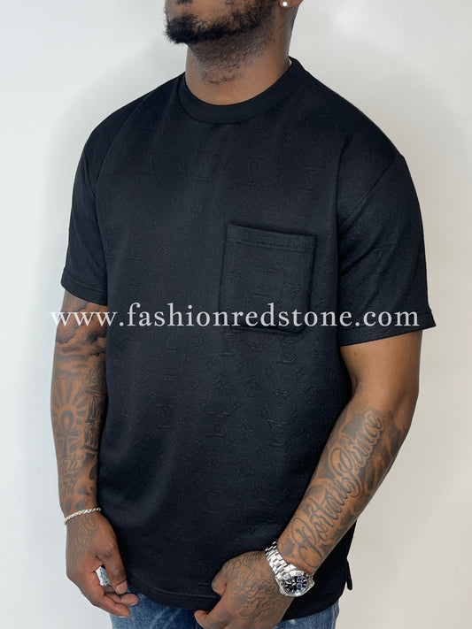 Louis Vuitton Signature 3D Pocket Monogram T-Shirt Black