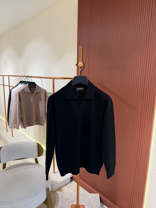 Loro Piana Cashmere Polo Sweater