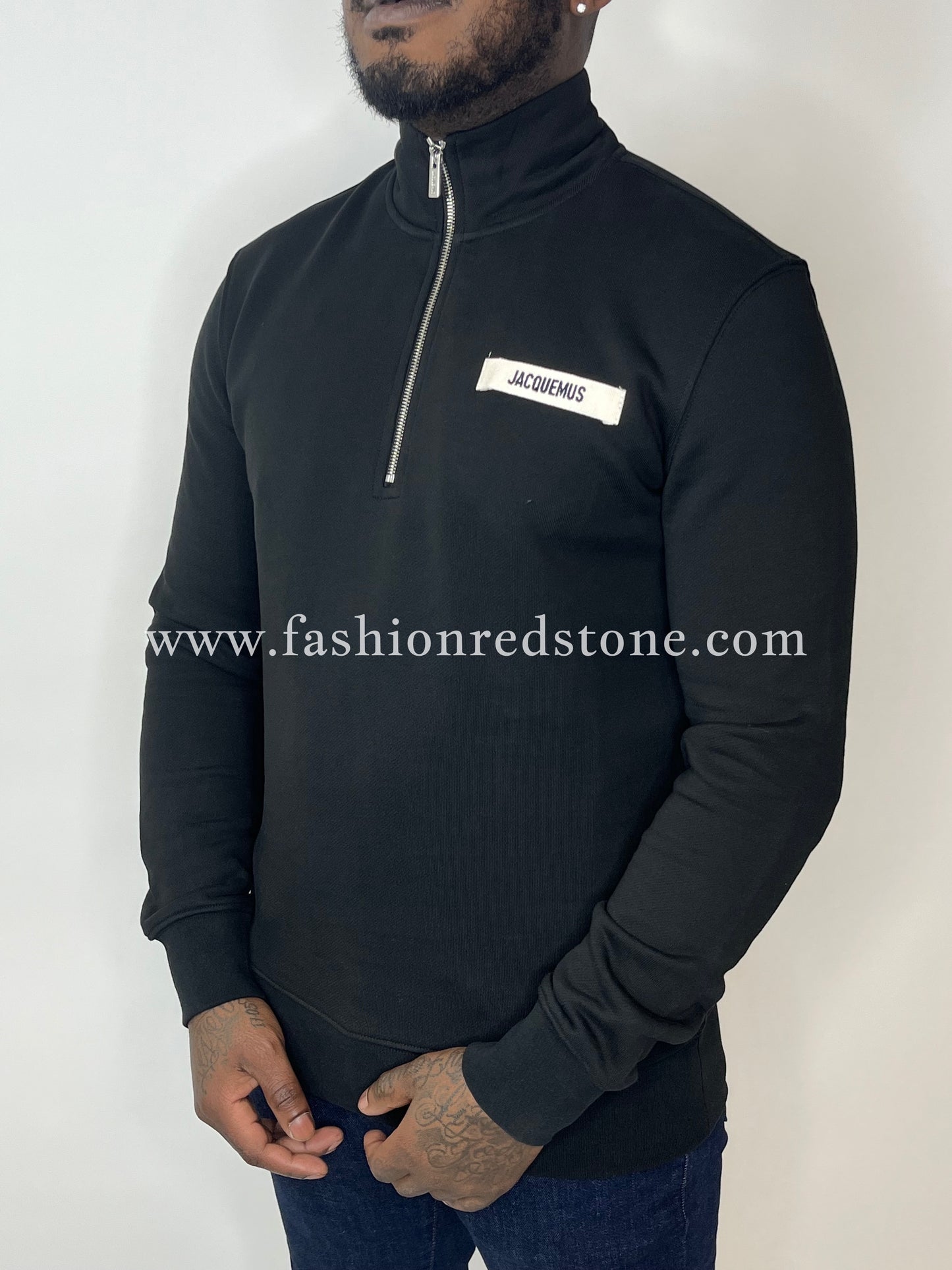 Jacquemus The Gros Grain Zipped-Rollneck Sweatshirt