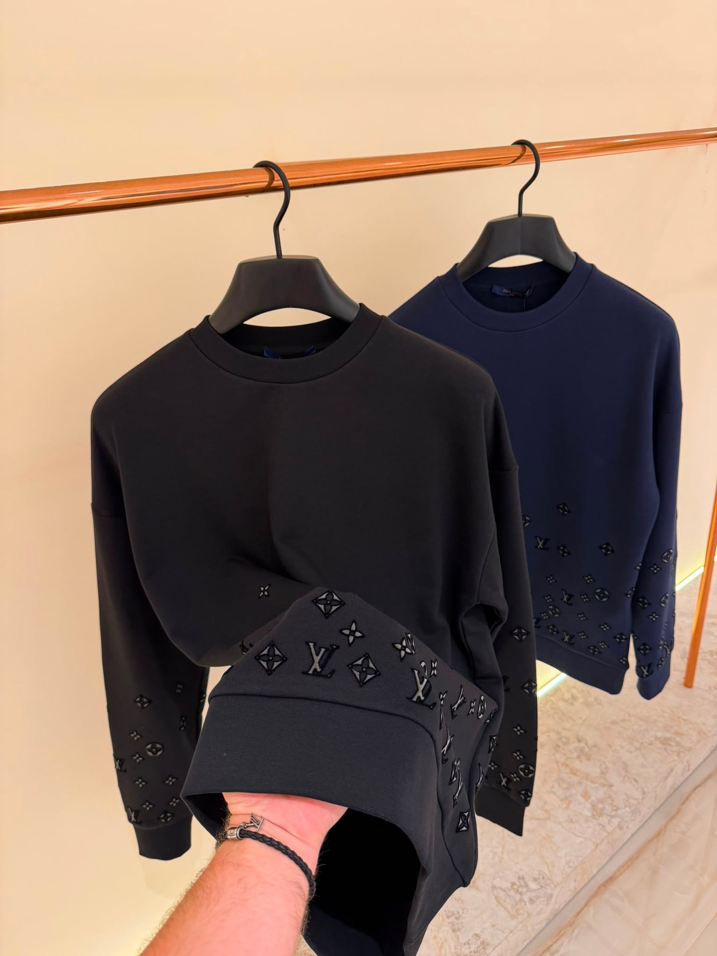 LV Monogram Sweater Black