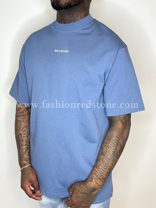 Balenciaga Men’s New Balenciaga Back T-Shirt Geborduurd