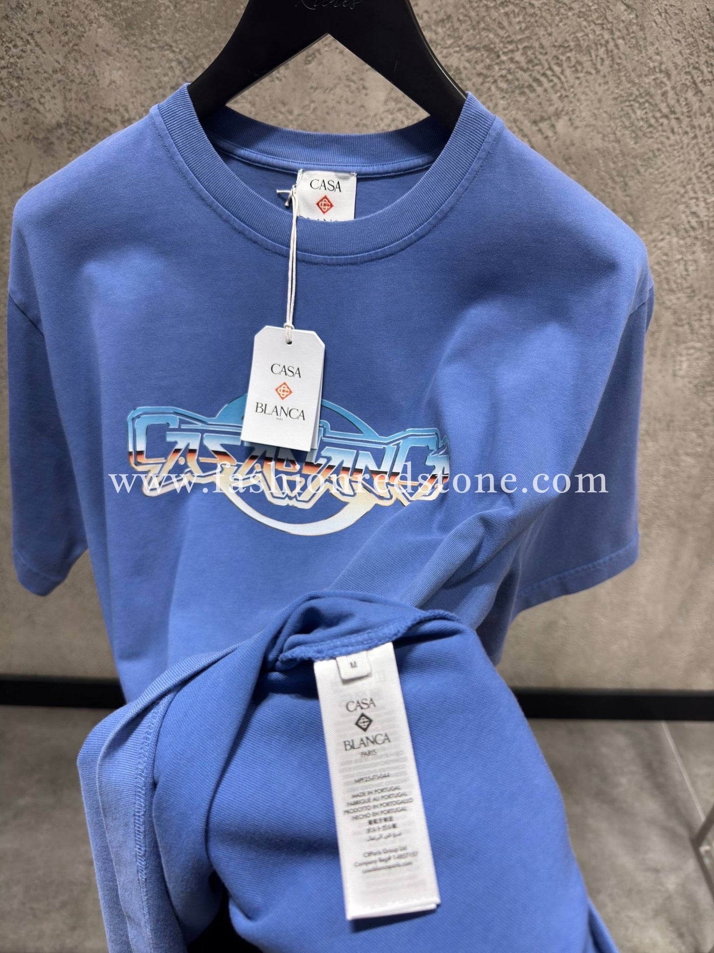 Casablanca T-shirt met logoprint