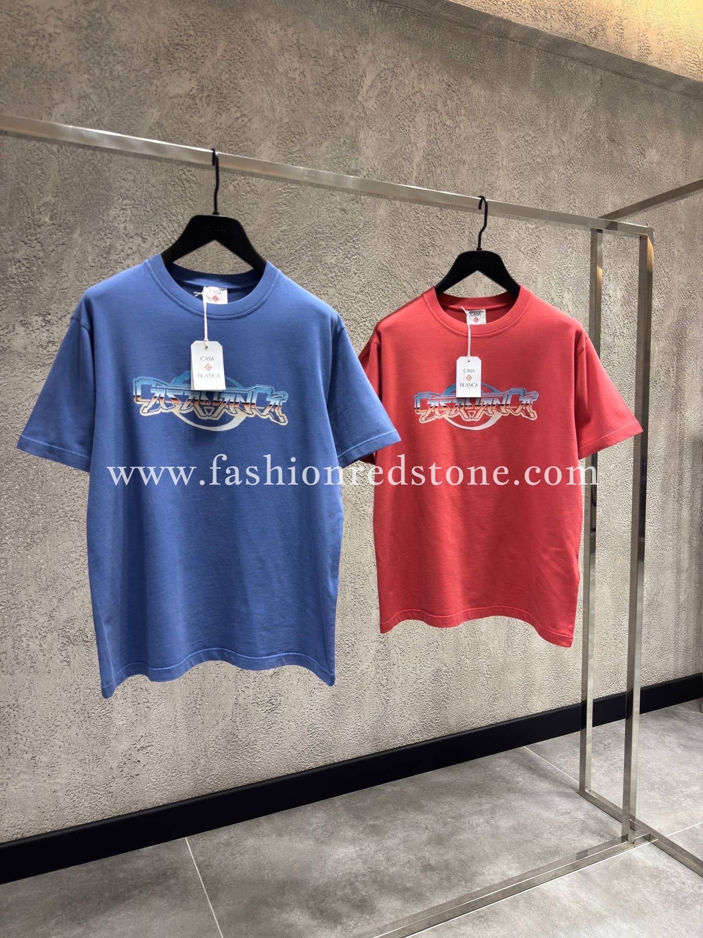Casablanca T-shirt met logoprint