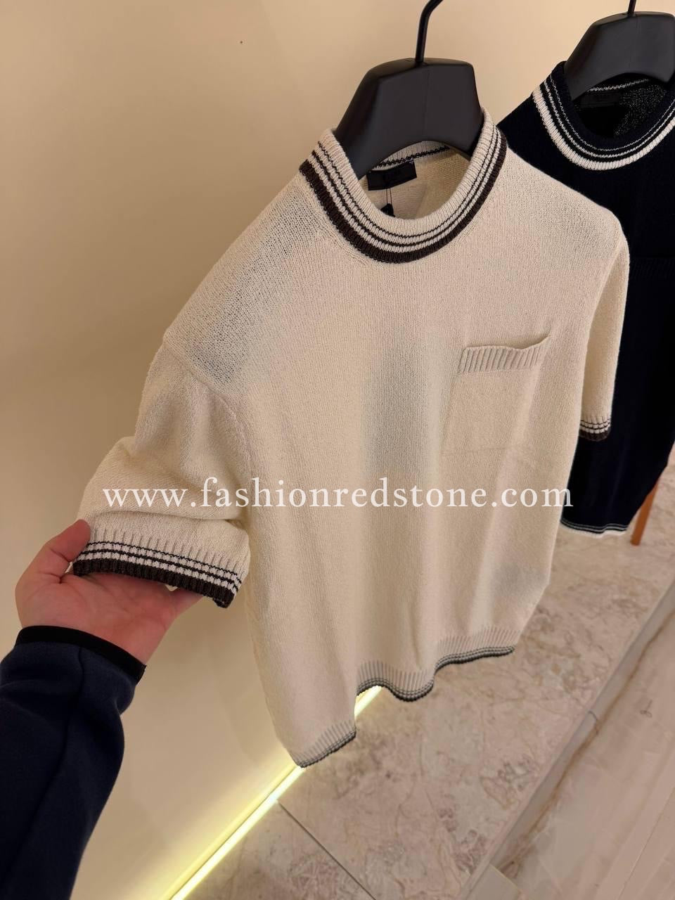 Prada Gebreide T-Shirt