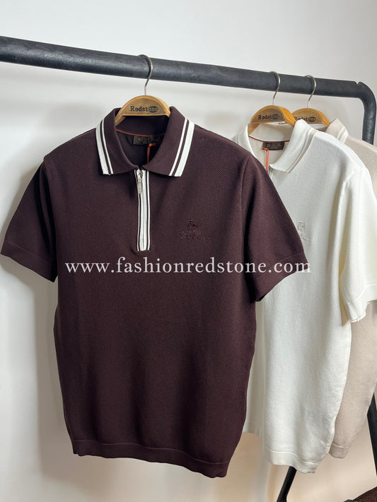 Loro Piana Knitted Poloshirt