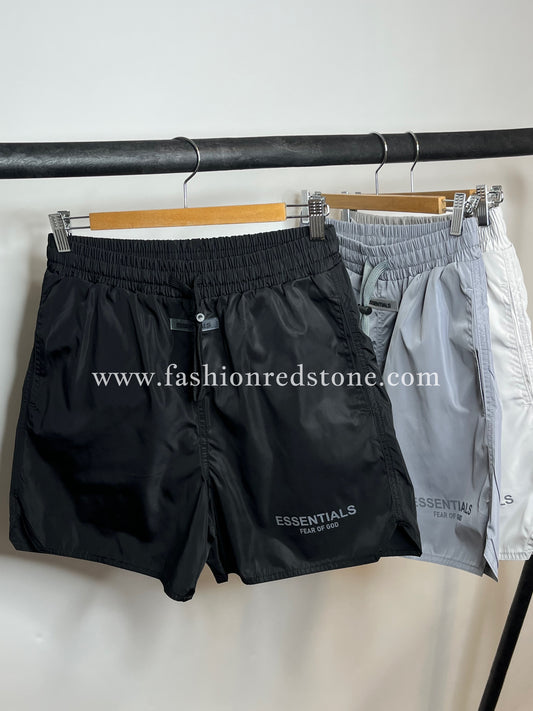 Essentials Fear of God Zwemshort Black
