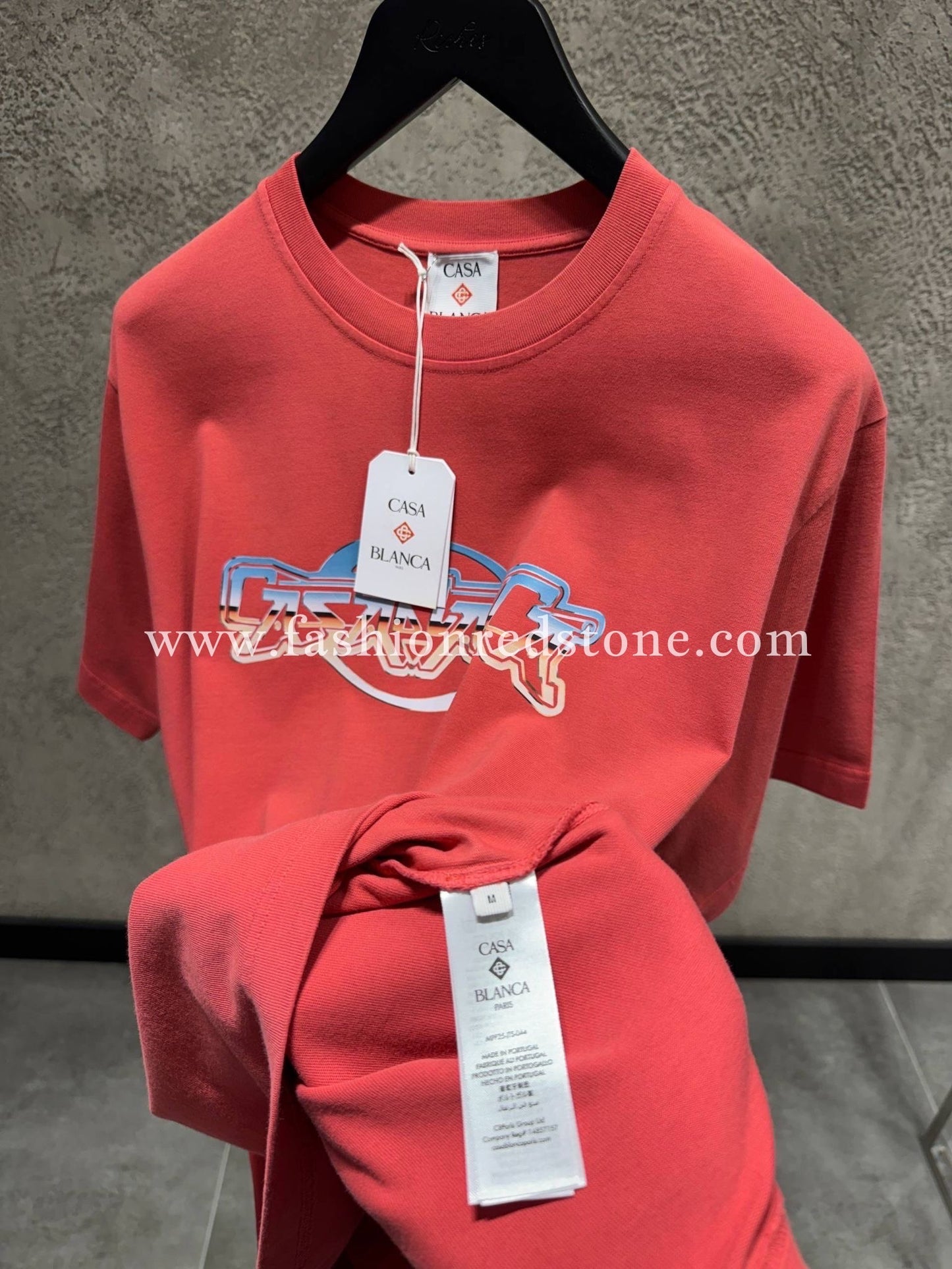 Casablanca T-shirt met logoprint