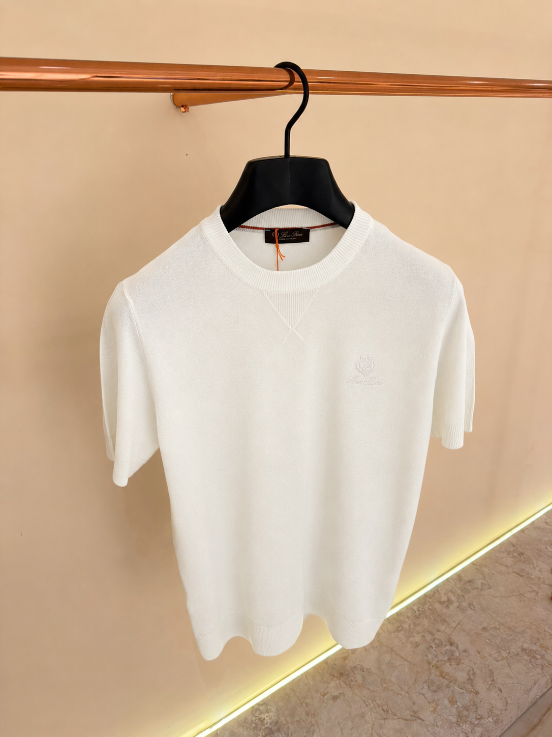 Loro Piana Crewneck T-Shirt white