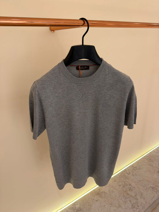 Loro Piana Crewneck T-Shirt Grey