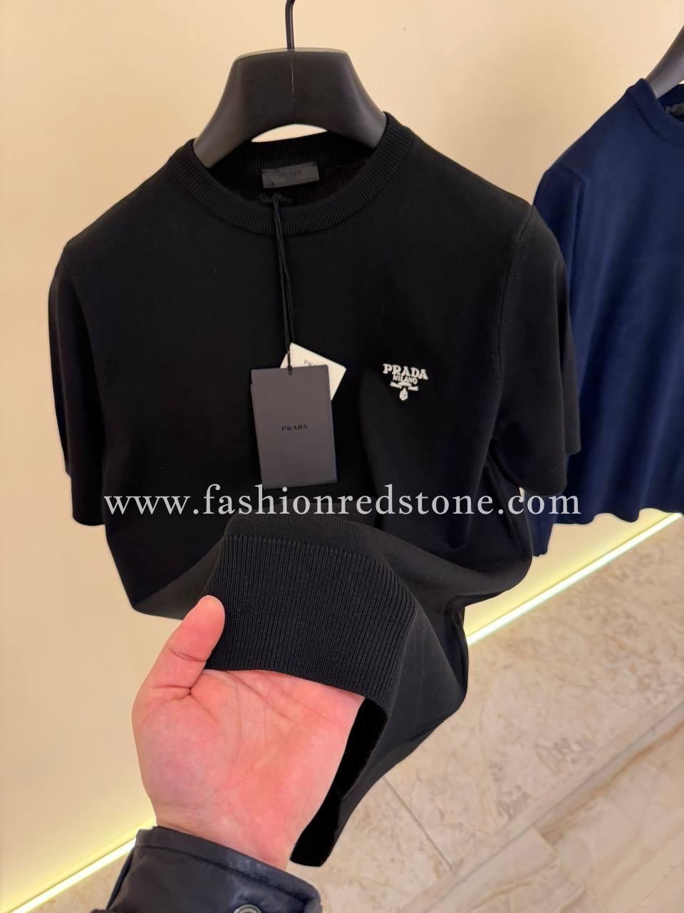 Prada Wollen Tricot-Shirt