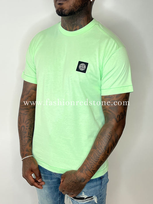 Stone Island T-Shirt Met Logopatch Green