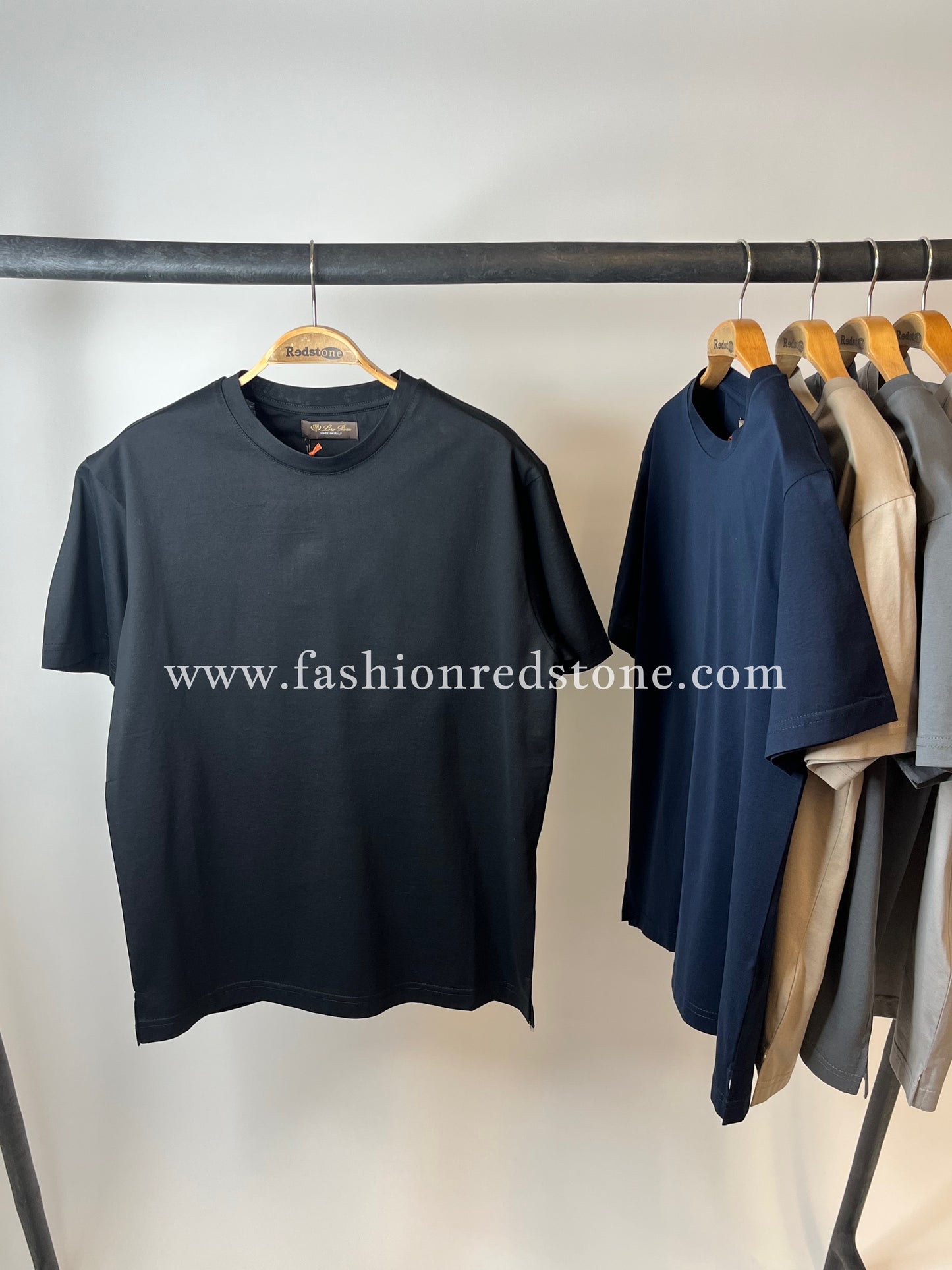 Loro Piana Mercesized T-Shirt Black