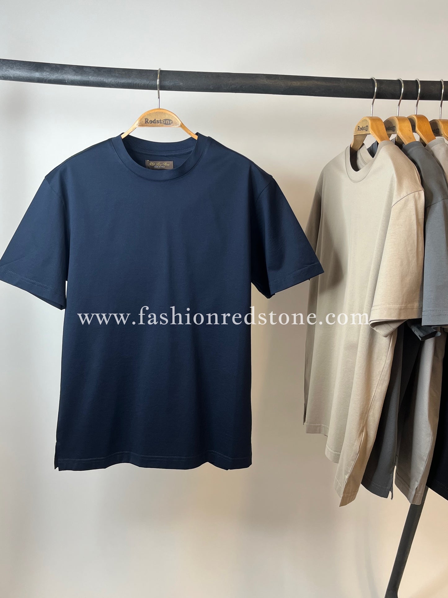 Loro Piana Mercesized T-Shirt Navy