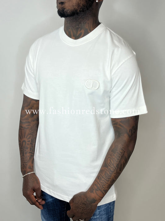 Dior T-Shirt met CD Icon White
