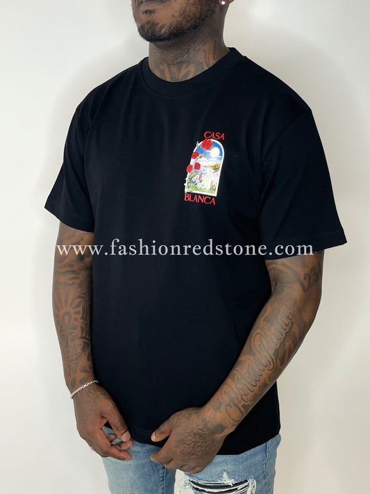 Casablanca T-Shirt met Logoprint