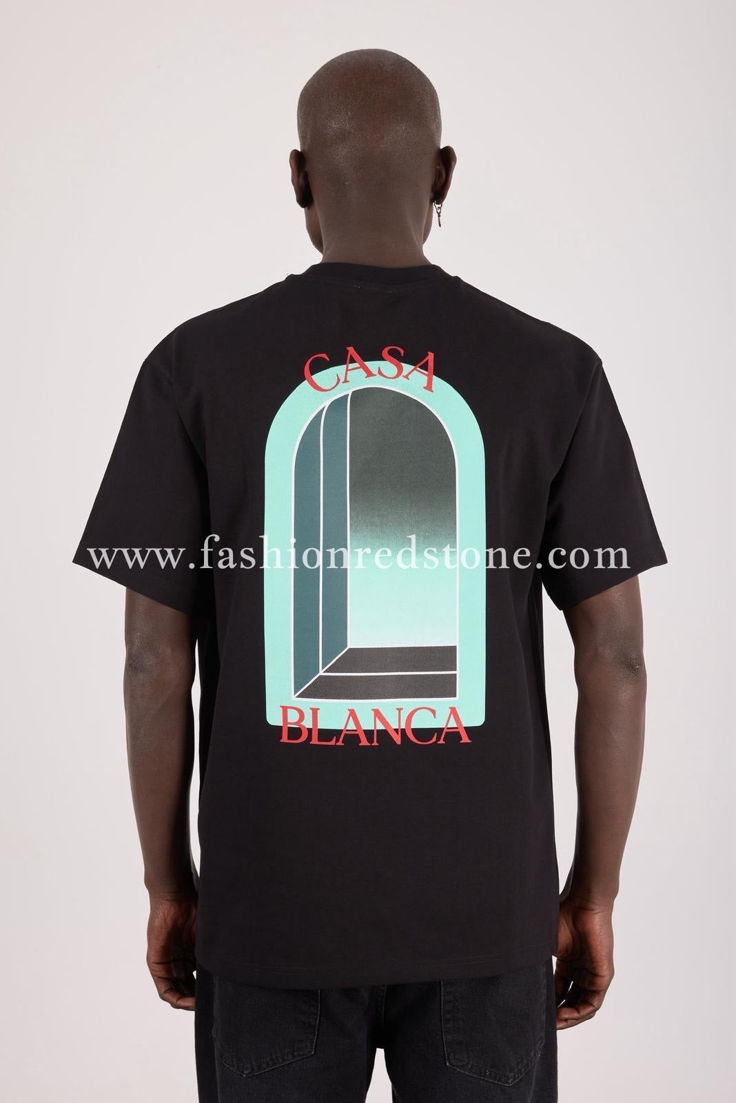 Casablanca T-Shirt met Logoprint