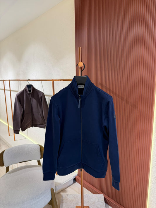 Moncler Zip Up Vest Navy