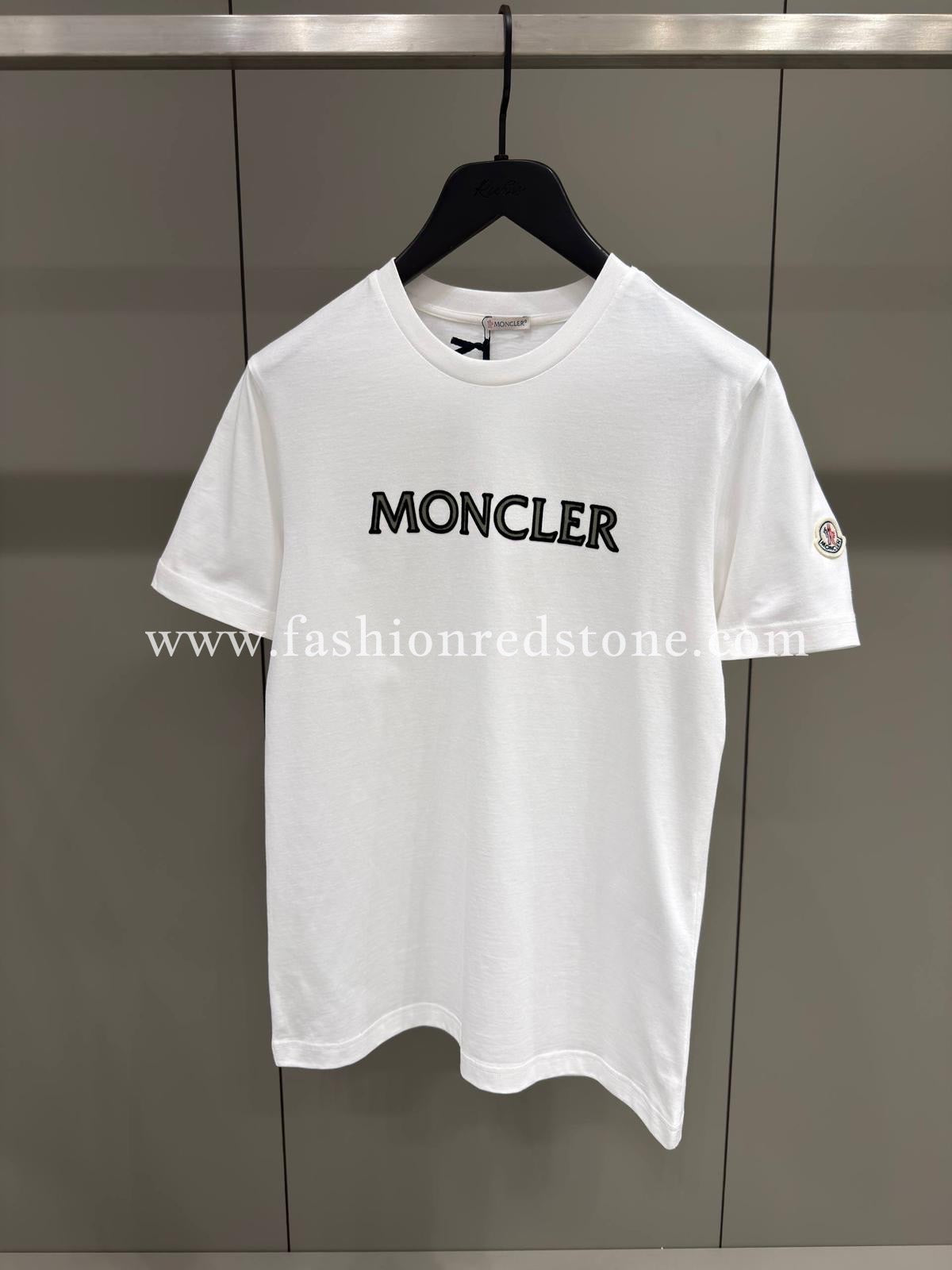 Moncler Flock Print Logo T-Shirt
