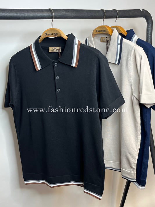 Hermès "Rayures & Twist" crewneck Poloshirt