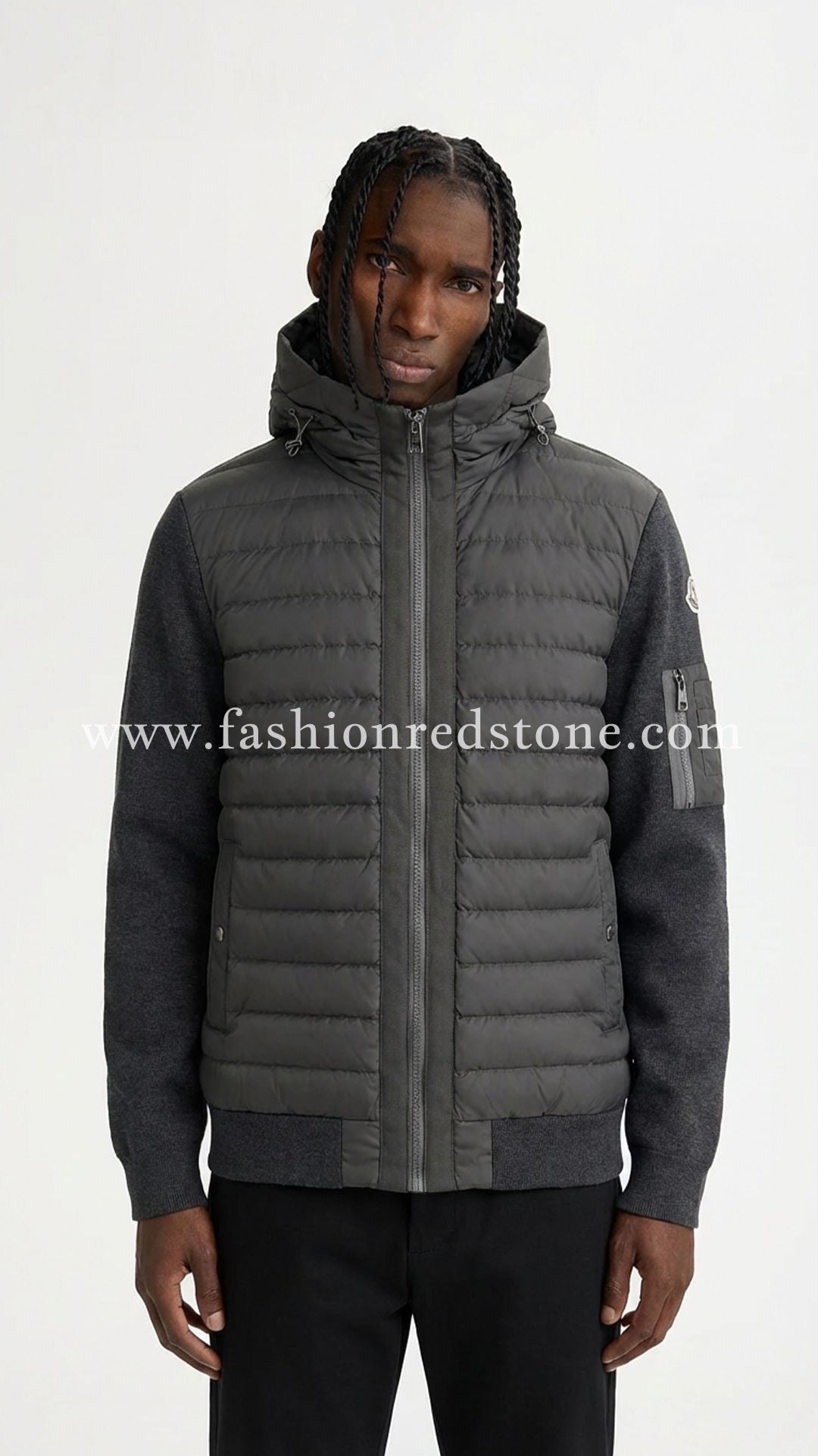 Moncler Cardigan Jacket Met Capuchon