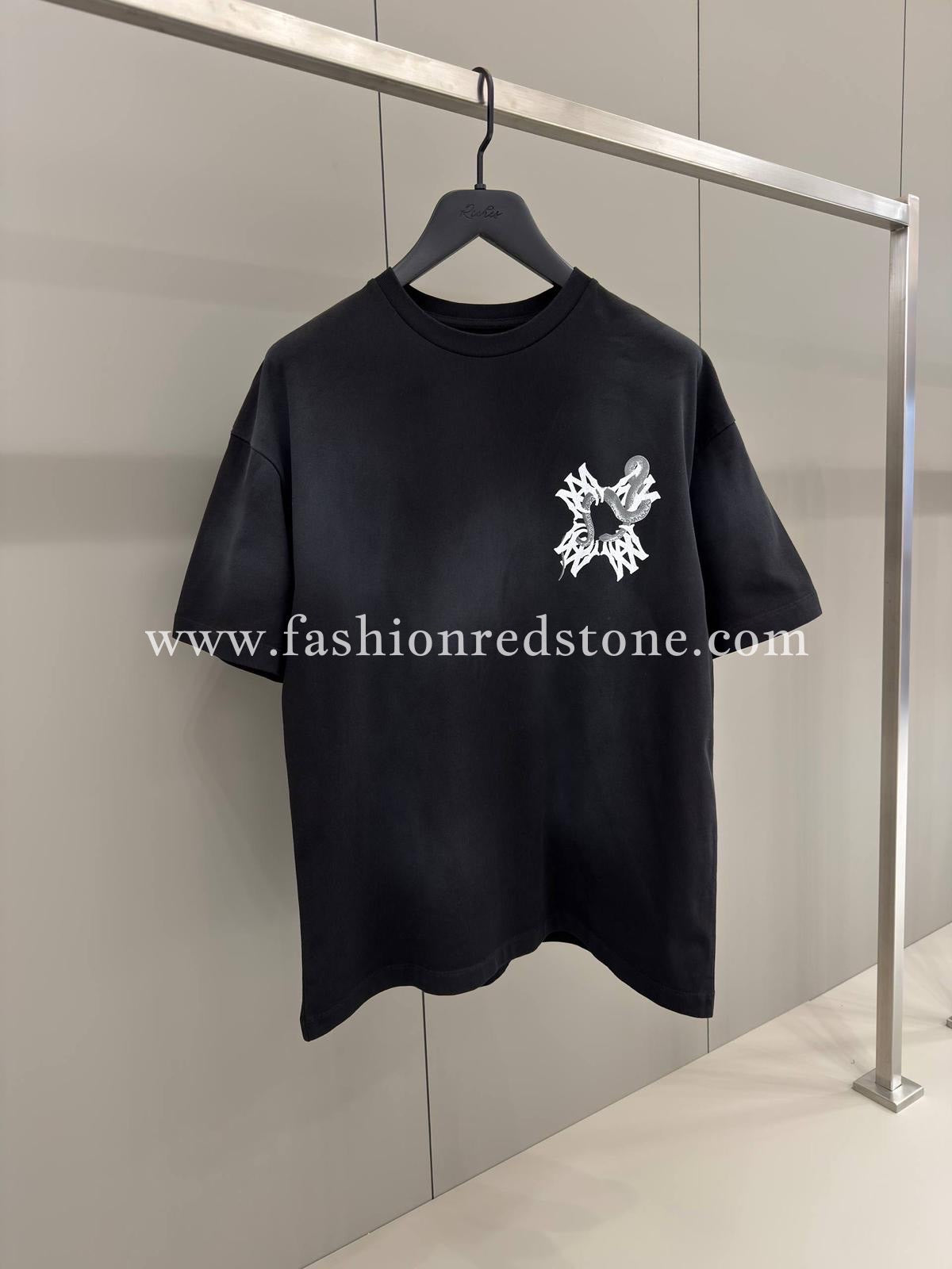 Amiri T-Shirt Met Slangenprint