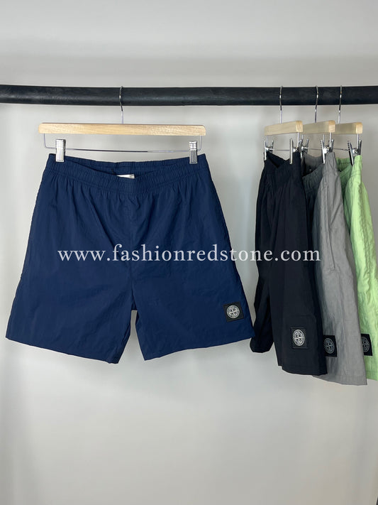 Stone Island Zwembroek Met Logopatch Navy