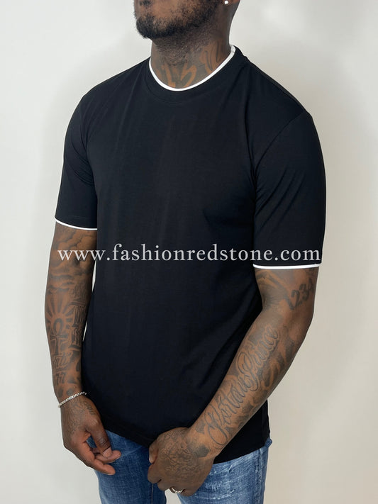 Loro Piana T-Shirt Met Logoprint Mercesized Black