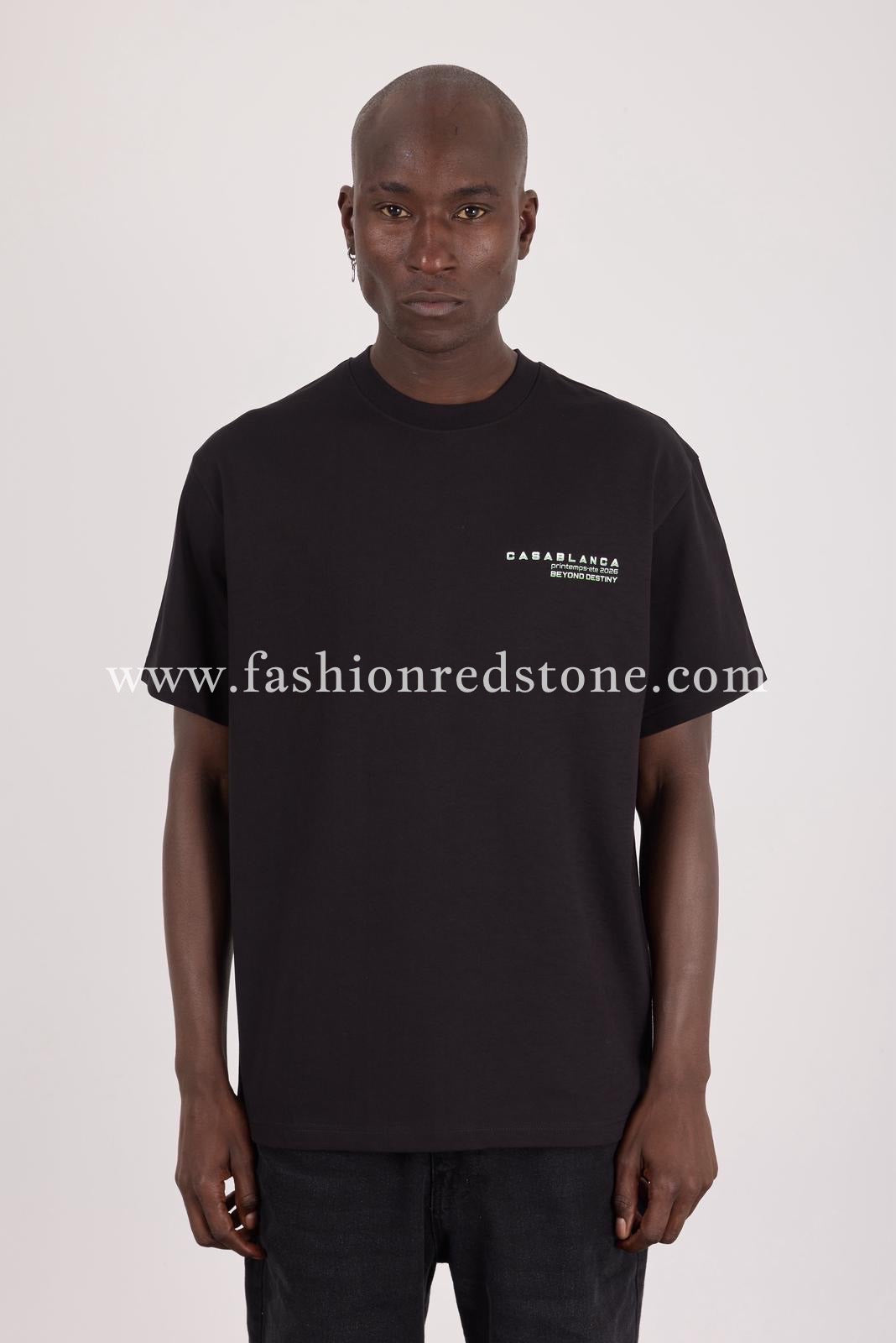 Casablanca T-Shirt met Logoprint