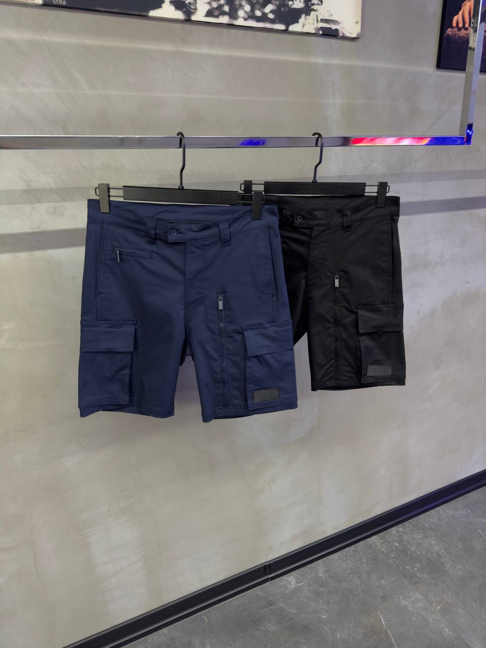 Dior Cargobermuda Short Navy Blue
