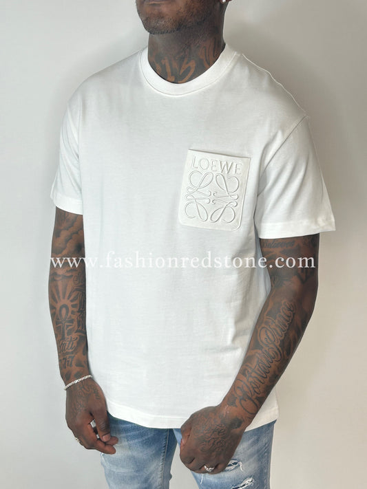 LOEWE Relaxed Fit Tonal Pocket Logo T-Shirt
