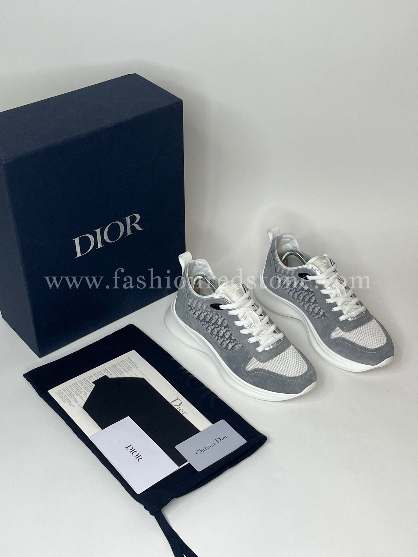 Dior B25 Sneakers Grey Suede
