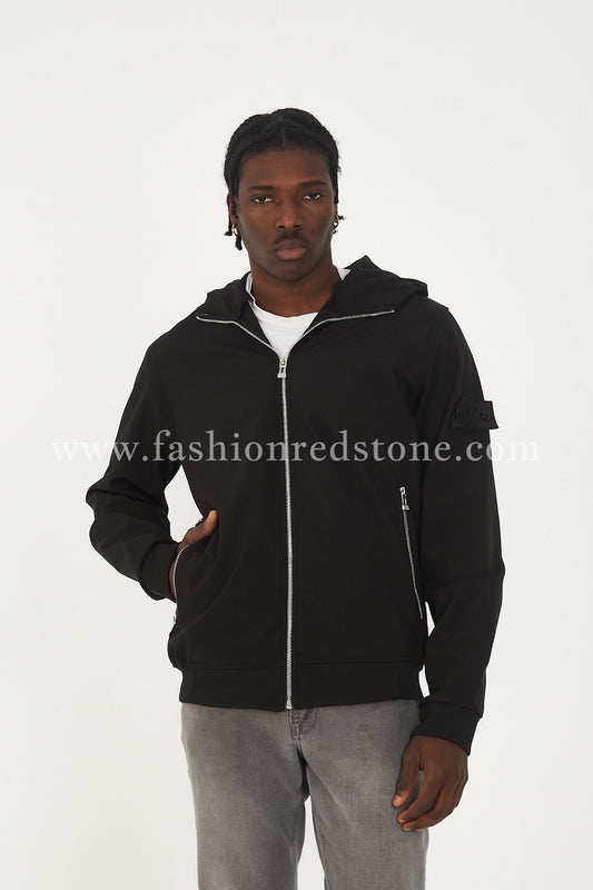 Stone Island Softshell Jacket Ghost Black