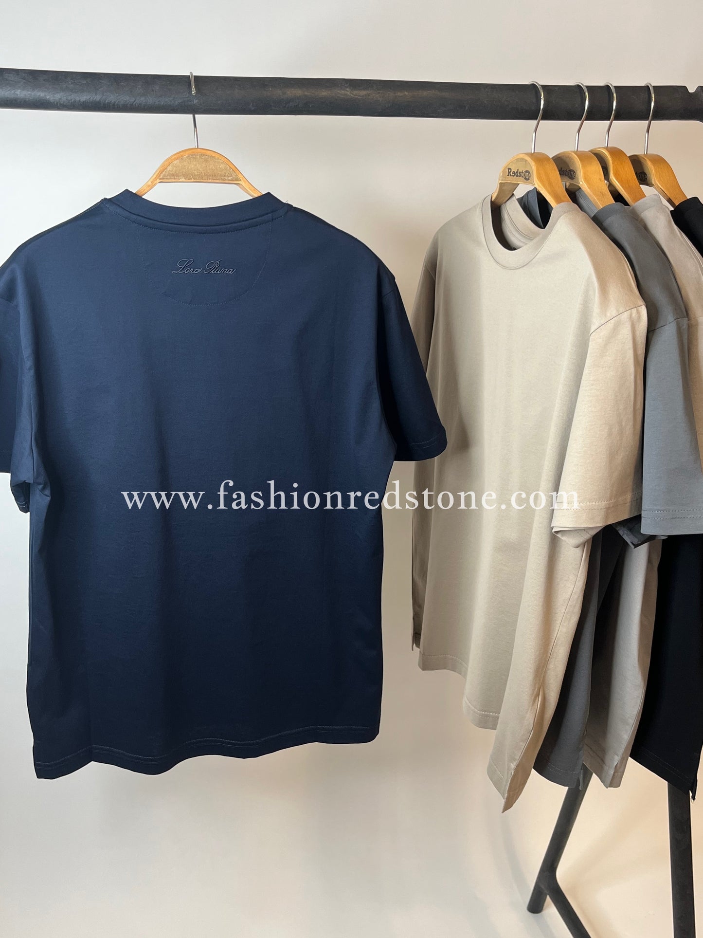 Loro Piana Mercesized T-Shirt Navy