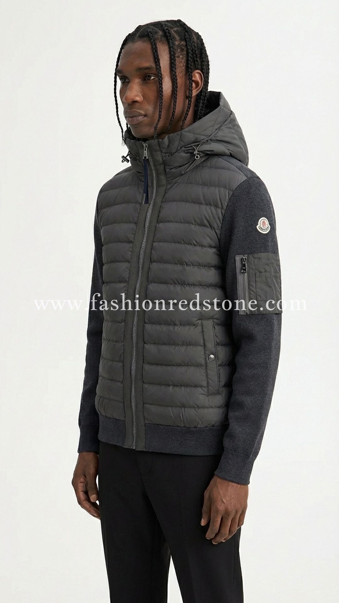 Moncler Cardigan Jacket Met Capuchon