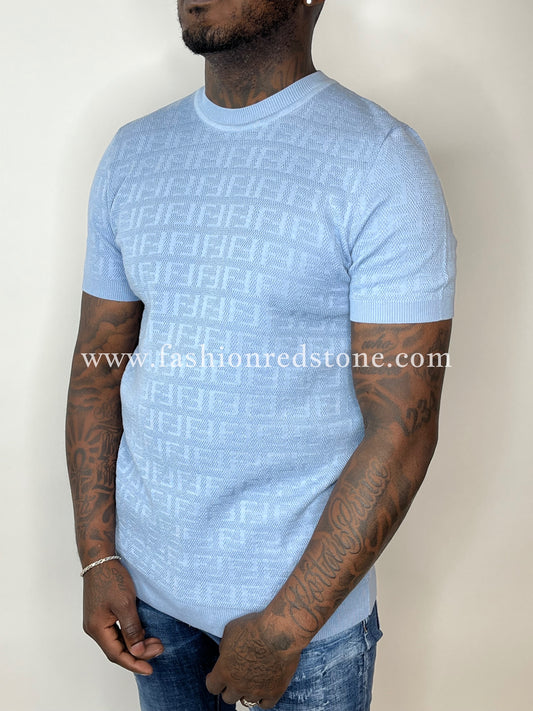 Fendi Logo Geborduurd T-Shirt
