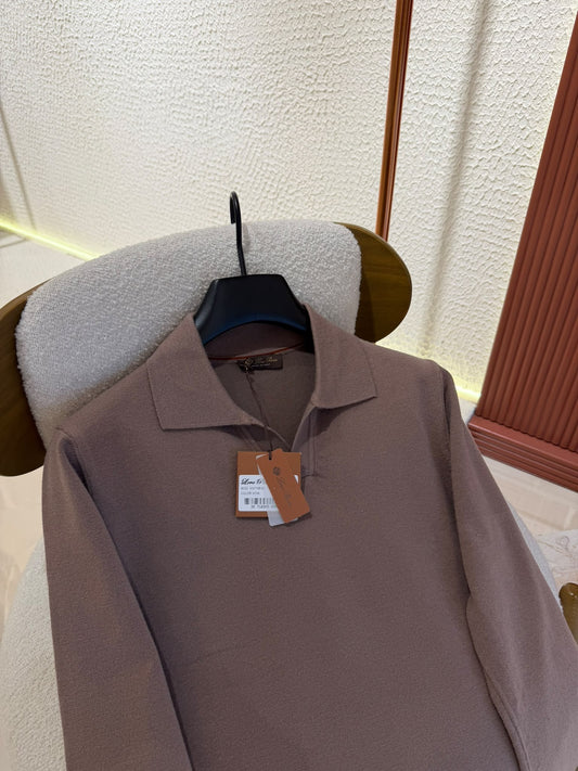 Loro Piana Cashmere Polo Sweater