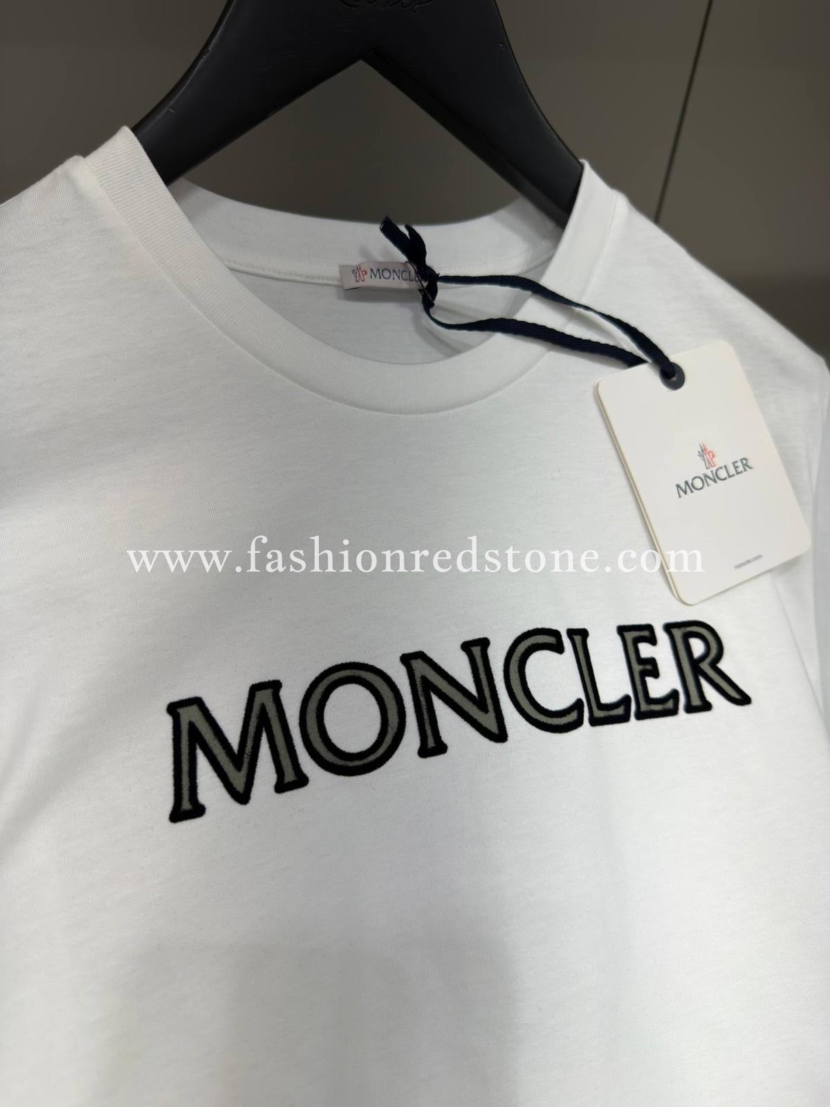 Moncler Flock Print Logo T-Shirt