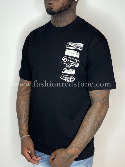 Relaxed-fit T-shirt met Dior Archives Labels-kenmerk