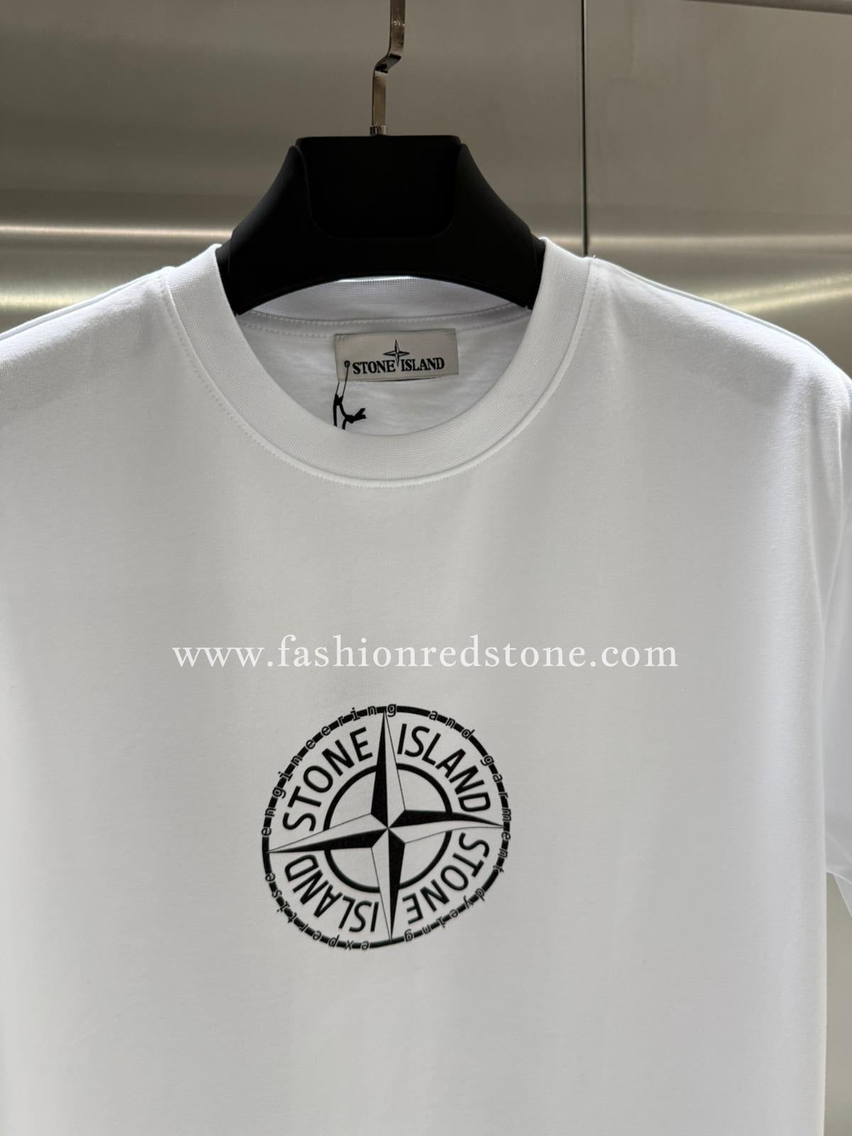 Stone Island T-Shirt met Logoprint