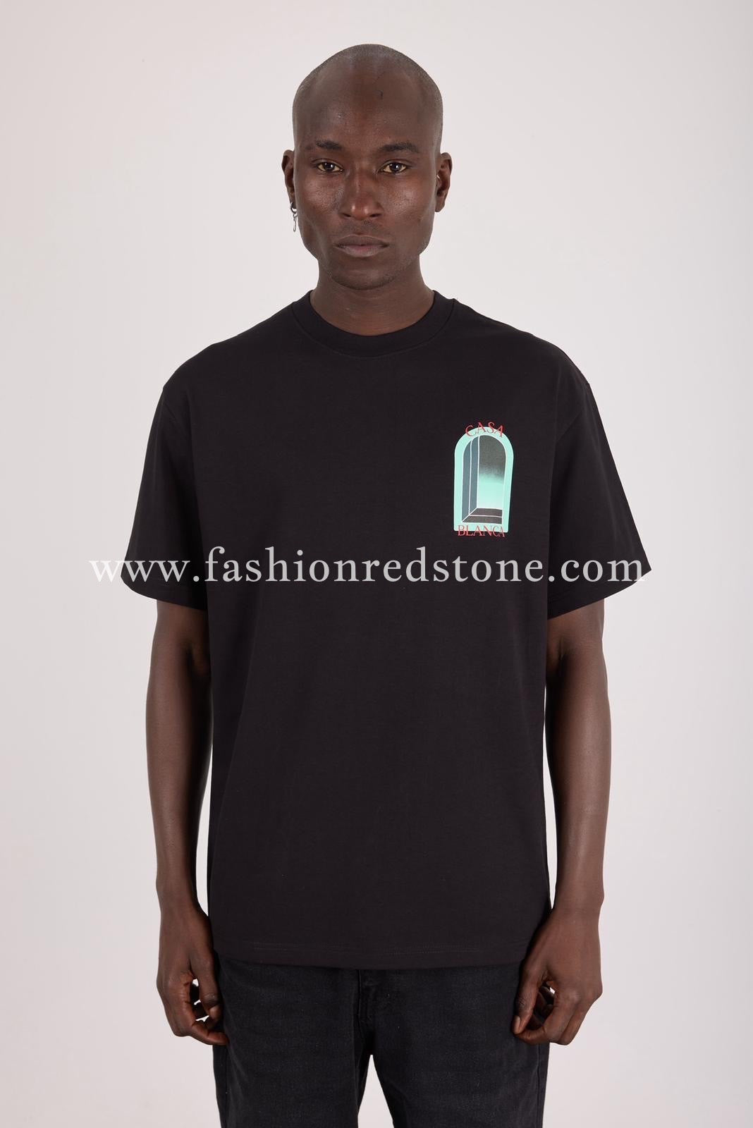 Casablanca T-Shirt met Logoprint